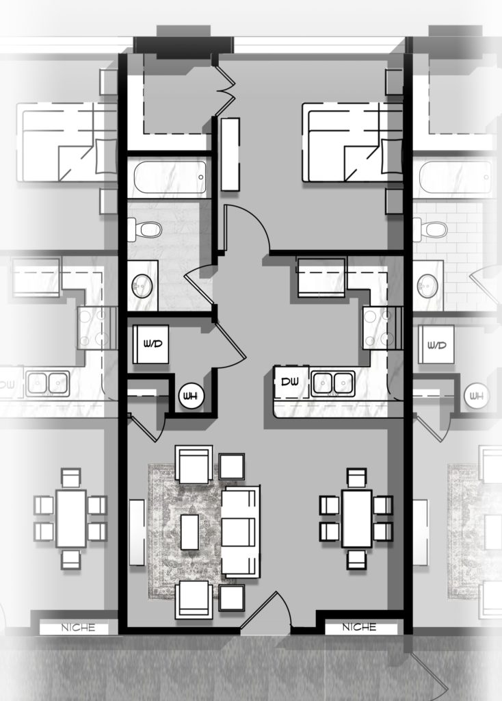 Armory Lofts 1 Bedroom Floor Plan