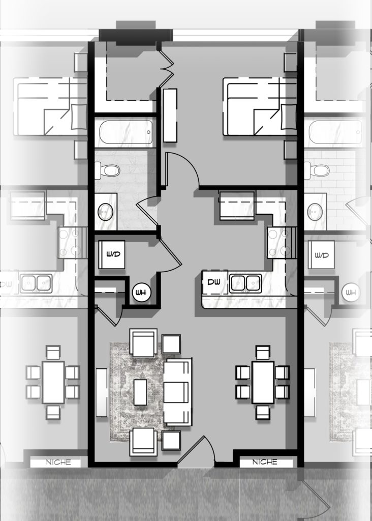 Armory Lofts 1 Bedroom Floor Plan